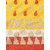 Meia Yellow And Red Polka Dot Printed Saree