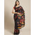 Meia Black Animal Printed Saree