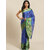 Meia Blue And Green Embellished Saree