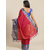 Meia Wine And Blue Embellished Saree