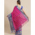 Meia Wine And Blue Embellished Saree