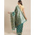 Meia Green And Gold Embellished Art Silk Saree
