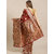 Meia Maroon And Gold Embellished Art Silk Saree