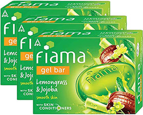 Fiama Gel Bar Lemongrass And Jojoba Smooth Skin 125gm Pack Of 3