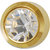 Studex Universal Regular Gold Plated 2Mm Bezel April  Crystal Ear Stud (12 Pair)
