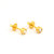 Studex Universal Regular Gold Plated 2Mm Bezel April  Crystal Ear Stud (12 Pair)