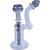 6 inch Glass Oil Bubbler Hookah Bong (25 cm Black and White)