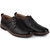 Fausto Men's Black Formal Lace Up Oxford Shoes with TPR Welted Sole