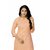 Dhumketu Light Orange Fusion Straight Poly Viscose Kurti