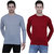 KETEX Round  neck spun cotton fullsleeves men's tshirt (PACK OF 2)