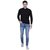 KETEX Henley  neck spun cotton fullsleeves men's tshirt (PACK OF 2)