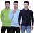 KETEX Henley  neck spun cotton fullsleeves men's tshirt (PACK OF 3)