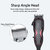 Kemei Corded Beard Mustache Trimmer Waterproof Powerful Hair Clipper for Men