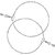 Interlinked Floral Charms Silver Anklets-ANK070