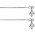 Fox Chain Silver Anklets-ANK078