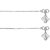 Floral Charm Sterling Silver Payal-ANK083