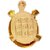 Raviour Lifestyle Brass Fengshui Tortoise with Metal Plate Home Decorative Showpiece For Home Dcor
