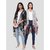 Get Wrapped Multicolour Printed Kimonos with fancy Pom Pom for Women -  Combo Pack of 2