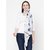 Get Wrapped Multi Polyester Printed Scarf with Crochet Border