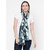 Get Wrapped Multi Polyester Printed Scarf with Solid Border