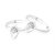 Top Leaf Silver Toe Ring-TR255