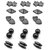 30 Pcs Black Ceramic Magnets Small Crafts Magnet for Fridge,Craft Hobbies, Science Projects  School Crafts Ferrite Mag