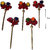 Beautiful Multicolor Plastic Heart Juda Stick/Hair Pin For Girls  Women Hair Accessory (Set of 5)