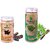HerbtoniQ 100 Natural Shikakai Fruit Powder 125g And Bhringraj Leaf Powder (Eclipta Prostrate) 150g For Hair Pack