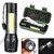 TM Small Sun 500 Meter 4 Mode Zoomable Waterproof Torchlight LED Full Metal Body
