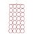 H'ENT  28 Holes Tie Holder Foldable Multi-function Scarf Holder Display Hanger Paper Rattan Hanger