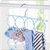 H'ENT  28 Holes Tie Holder Foldable Multi-function Scarf Holder Display Hanger Paper Rattan Hanger