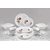 Arni Plastic Exclusive and Microwave Safe, Platic Printed Round Dinner Set of 38 Pieces