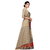 Meia Beige Aura Silk Woven Saree