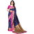 Meia Blue Art Silk Printed Saree