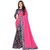 Meia  Women's Pink With Blouse Embroidered Saree