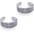 Oxidise Crafted Silver Toe Ring-TR454