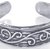 Oxidise Crafted Silver Toe Ring-TR454