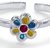 Enamel Floral Toe Ring-TR462