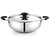 pnb kitchenmate ROMANO KARAHI CROK 25 Kadhai 25 cm with Lid (Stainless Steel, Non-stick, Induction Bottom)