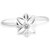 Flower & CZ Silver Toe Ring-TOER077