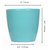 Style UR Home - Modern Decorative Plastic Flower Pots- Indoor- Outdoor - Set of 4