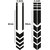 Buy Spidy Moto Universal Sticker Reflective Arrow Strip Decals Tank pad ...