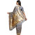 Meia Grey Party Silk Blend Banarasi Saree With Unstitched Blouse