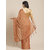 Meia Brown Casual Poly Georgette Solid Saree With Unstitched Blouse