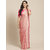 Meia Light Pink Casual Poly Georgette Solid Saree With Unstitched Blouse