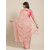 Meia Light Pink Casual Poly Georgette Solid Saree With Unstitched Blouse