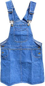 Aasan Denim Blue Dungree Dress