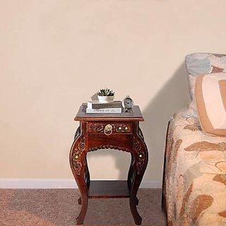 onlinecraft wooden stool (ch1764) brown