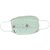 Aneya Signature Mask with Blue Beads Flowers Embroidered 3 Layered Cotton Printed Face Mask, Reusable and Washable