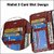Vintage Flip Cover Leather Case  Inner TPU, Leather Wallet Stand for REDMI 8A DUAL (Brown)